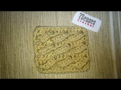 Beautiful Crochet Stitch in Relief - Hermoso Punto en relieve a Crochet