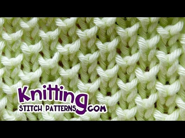 Bee Stitch* - Looks Like Pearl Brioche Knitting