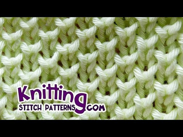 Bee stitch* - Looks like Pearl Brioche Knitting