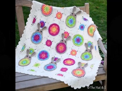 Bunnies R Us  a Bunny Blanket  - Crochet Baby Blanket Crochet Pattern
