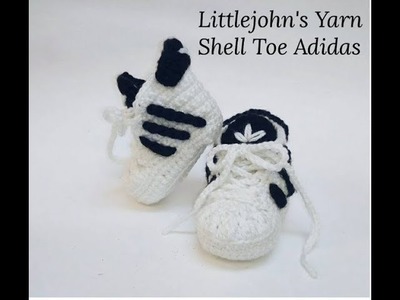 Crochet Adidas Baby Sneakers