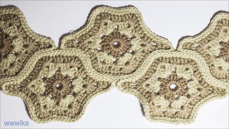 Crochet African Flower Hexagon How to Make a Crochet Hexagon Wika Crochet