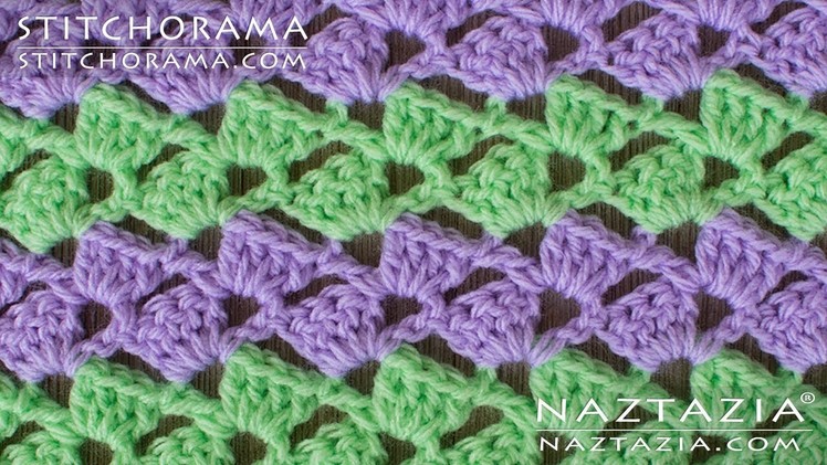 Crochet Shell Stitch 002 - Stitchorama by Naztazia