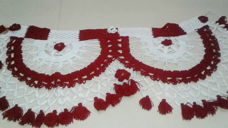 Crochet Troran  design - 4   how to make   part -1       !  Omi khatoon!
