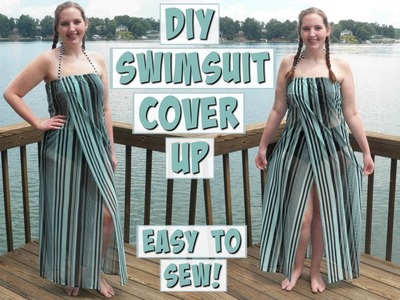 DIY Swimsuit Cover-Up Sewing Tutorial | Easy to Sew! | How to Make a Coverup