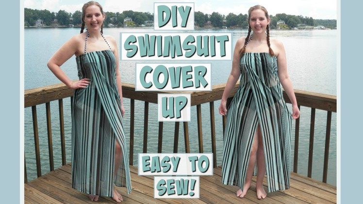 DIY Swimsuit Cover-Up Sewing Tutorial | Easy to Sew! | How to Make a Coverup