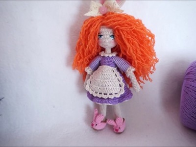 Doll outfit. Basic doll dress crochet