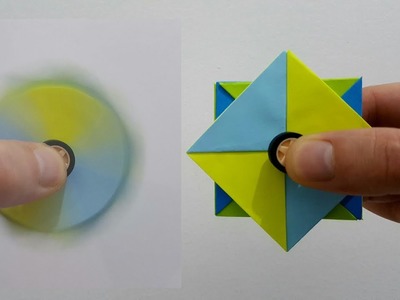 Easy Paper Hand Spinner How To Make Toy