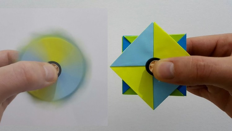 Easy Paper Hand Spinner How To Make Toy