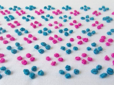 French Knot | Hand Embroidery Designs | How to Sew French Knot Stitch