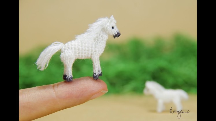Happy Crochet Horse Family - Micro Amigurumi Crochet