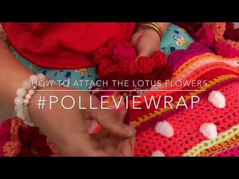 How to attach lotus flowers #polleviewrap