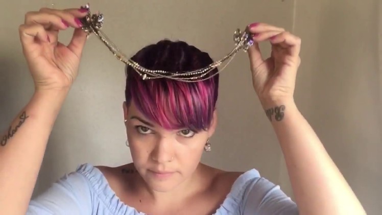 How to braid a pixie || and accessorize it in 3 different ways