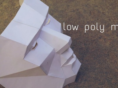 How to build a low poly mask