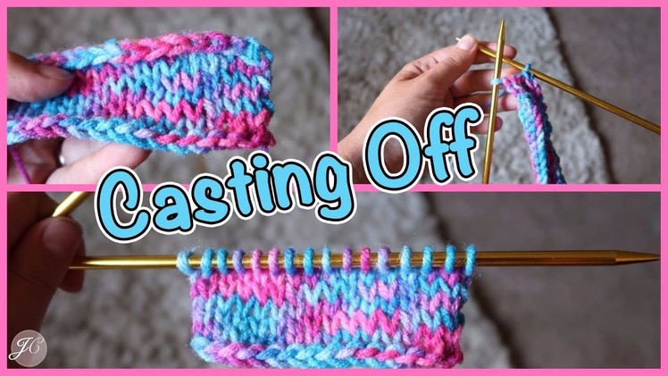 HOW TO CAST OFF - Easy for Beginners! ~Knitting Basics~