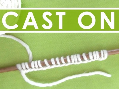 HOW TO CAST ON YARN ► Day 6 Absolute Beginner Knitting Series