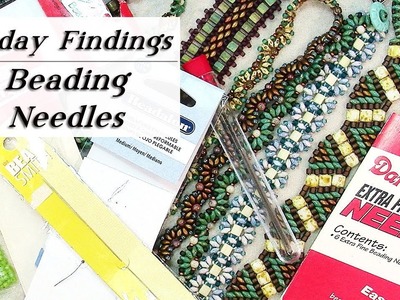 How to Choose the Right Needle for Bead Weaving & Seed Beads-Friday Findings Tutorial