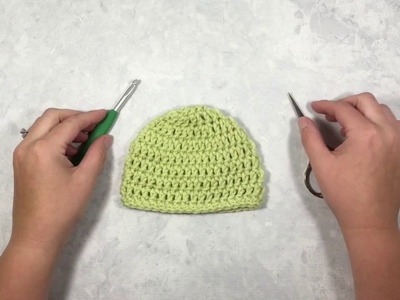 How to Crochet A Hat for Complete Beginners - Left Handed