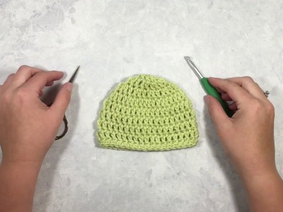 How to Crochet A Hat for Complete Beginners - Right Handed