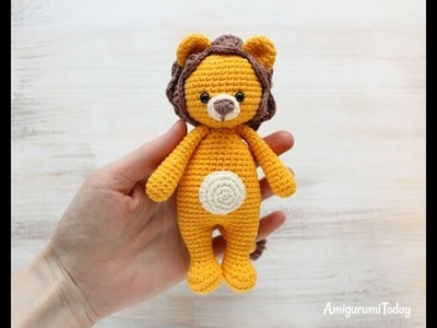How to crochet a lion part 4.4 - Hướng dẫn móc sư tử phần 4.4