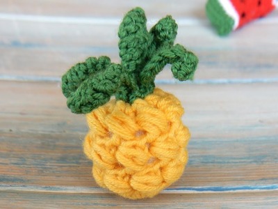 How to Crochet a Mini Pineapple