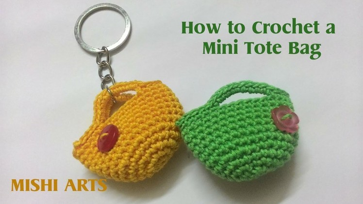 How to Crochet a miniature Bag. Purse