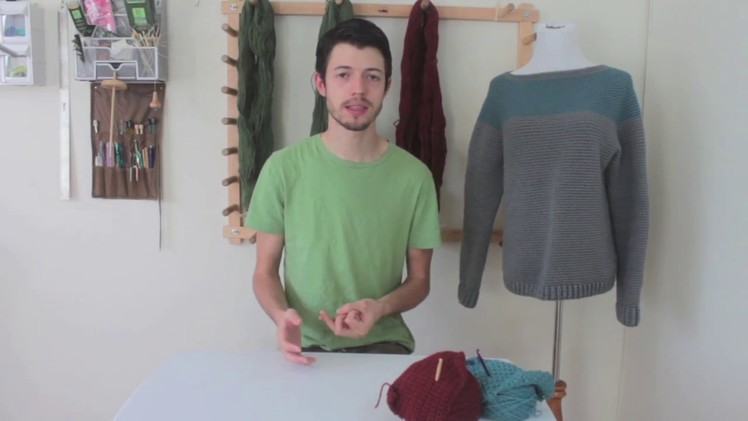 How to Crochet a Top Down Raglan Sweater: Choosing Yarn