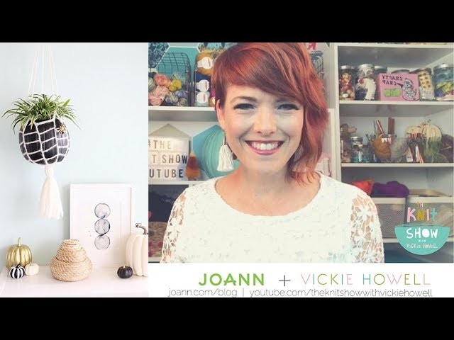 How to Crochet a Webbed Pumpkin Planter: The Knit Show for JOANN