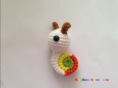 How to crochet Amigurumi Snail for beginner [Crochet Amigurumi]
