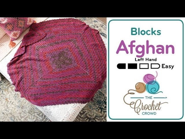 How to Crochet An Afghan: Stacking Blocks