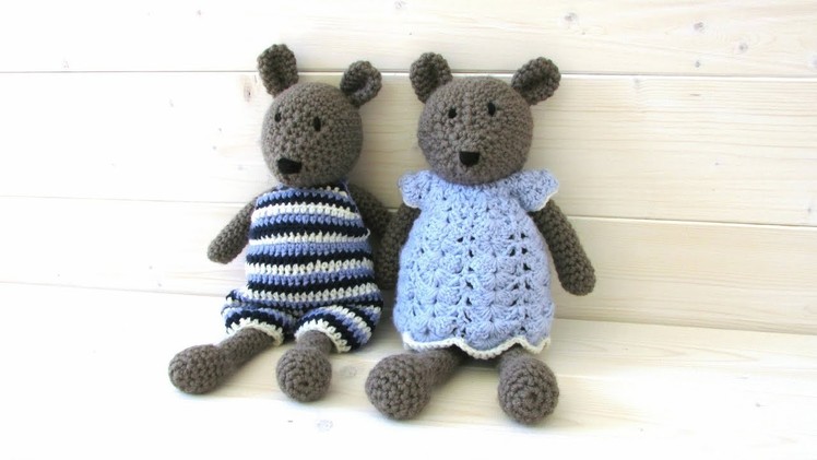 How to crochet Bertie and Bronte bear - Wooly Wonders Crochet Animals
