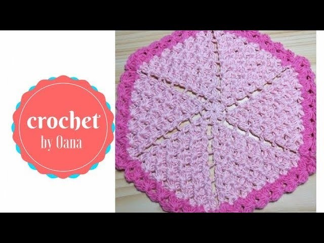 How to crochet blooming hexagon by Oana