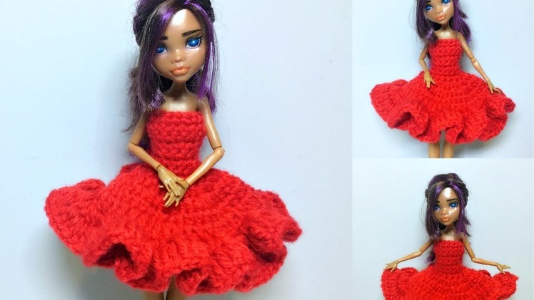 How To Crochet Doll Prom Dress