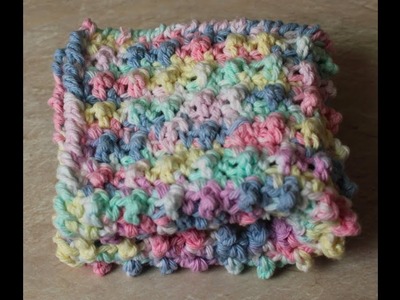 How to Crochet the Granola. Bubble Pop Stitch