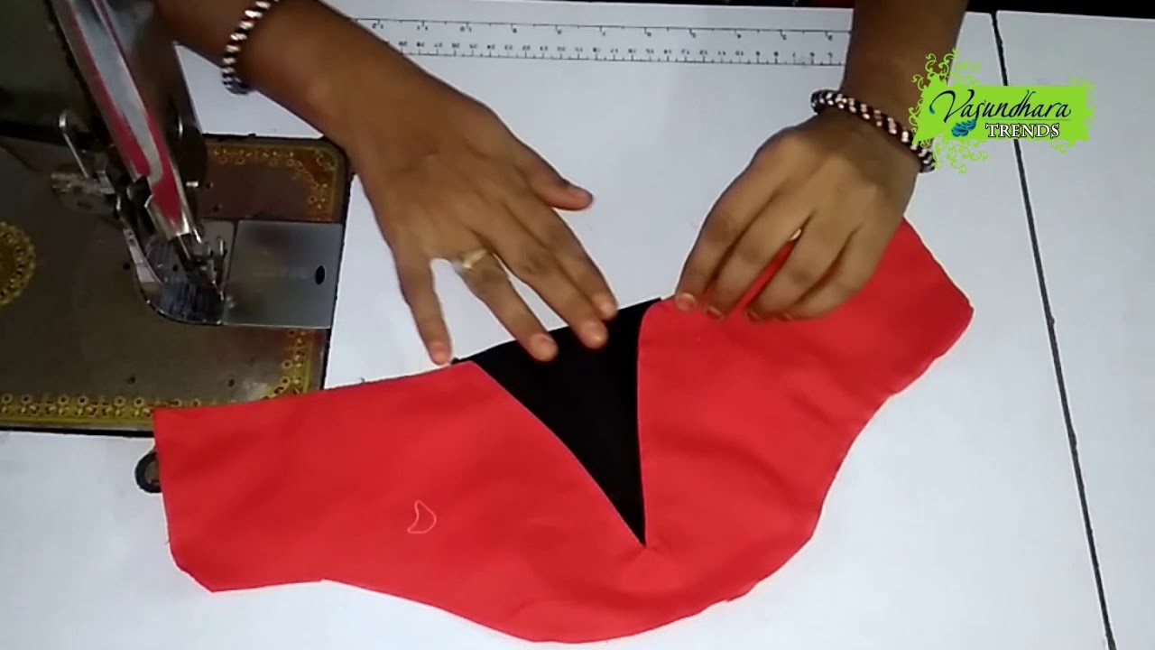How To Cut and Stitch Sleeves for Bridal Blouse How to Cut and Sew