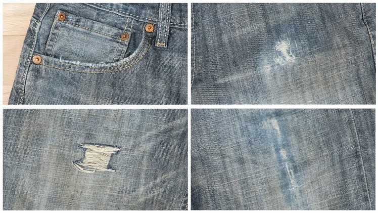 How to Distress Denim Jeans