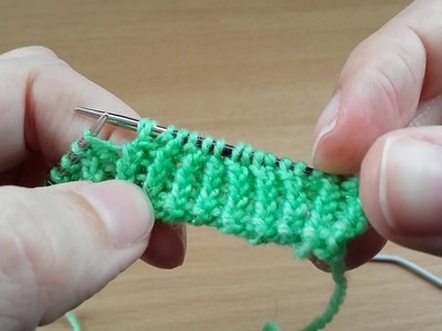 How to knit 1.1 cables without a cable needle