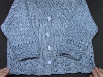 How to Knit a Baby Sweater (60.60 ) - Ch.8:  Finishing.Assembly