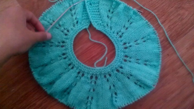 How to knit a baby sweater