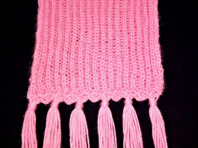 How to Knit a Scarf. Muffler - #2