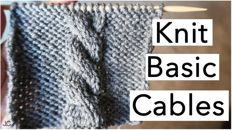 HOW TO KNIT BASIC CABLES| Easy For Beginners!