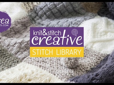 How to knit: Double Moss Stitch by CREACRAFTS