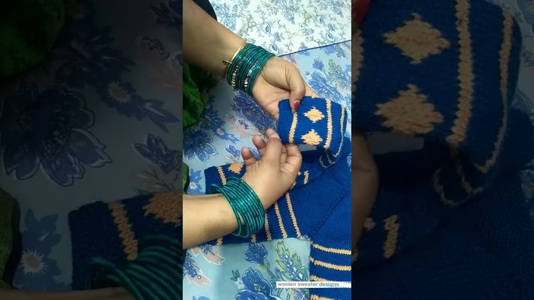 How to knit | new sweater design for kids or baby in hindi , woolen sweater making , part 1