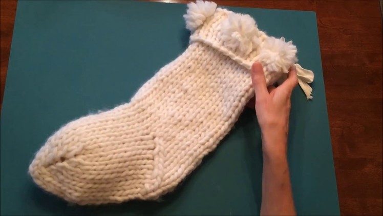 How to Knit the Magic Loop for the Chunky Knit Christmas Stocking, Video 1 of 4
