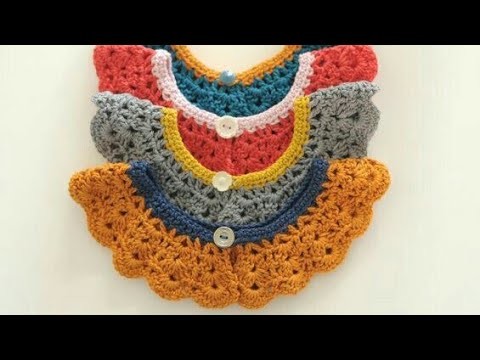 How to make a crochet collar  (A)