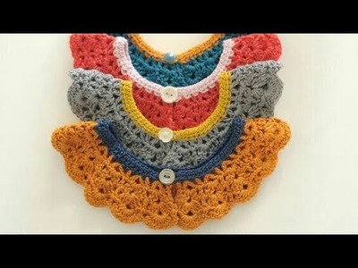 How to make a crochet collar  (B)