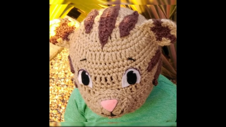 How to make a Daniel tiger neighborhood crochet boy hat