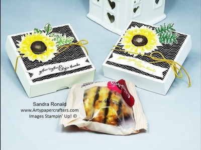 How to Make a Mini Cookie Box - SandraR Stampin' Up! Demonstrator Independent