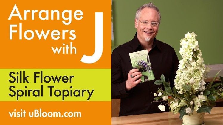How to Make a Permanent Flower Topiary Tree!