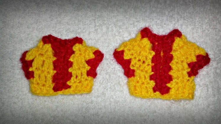 How to make crochet choli for 2 and 3 no. Kanha Ji #5